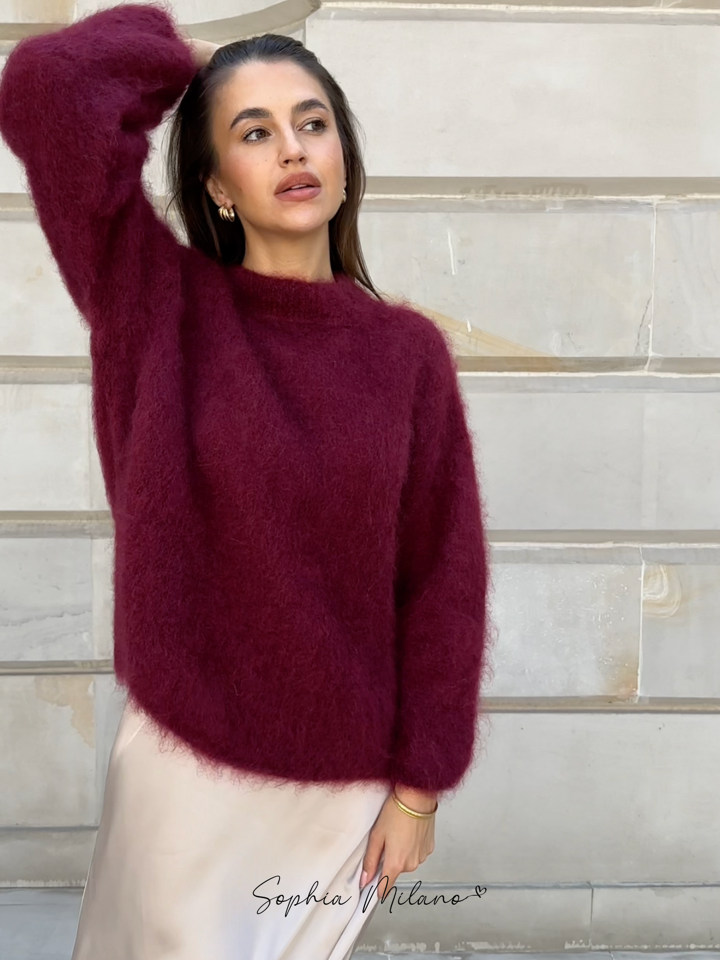 Sophia | Mohair Neulepaita