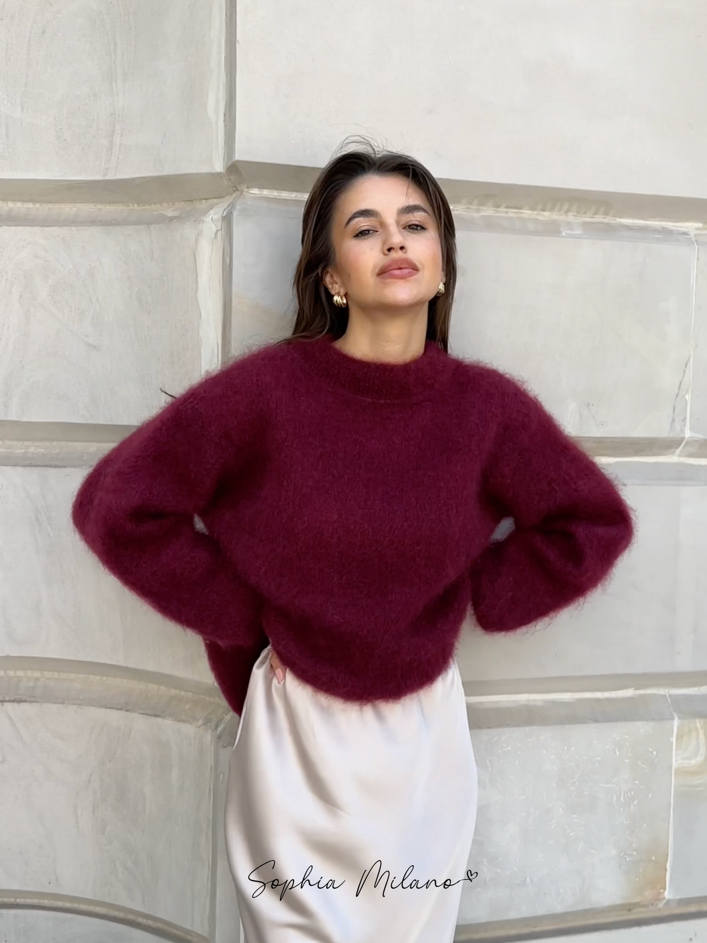 Sophia | Mohair Neulepaita